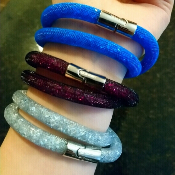 Swarovski Stardust Double Wrap Braclet - Picture 3 of 4